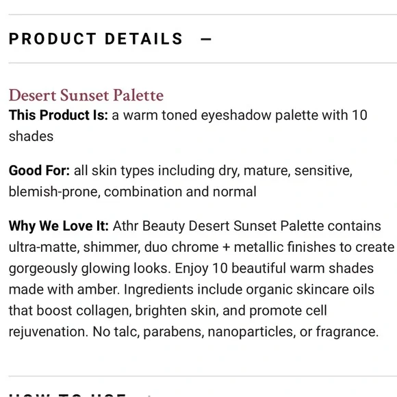 athr beauty eyeshadow palette - Picture 6 of 7